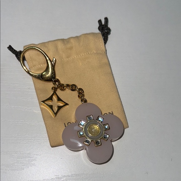 Authenticity 🩷Louis Vuitton 🩷 Pinks Gold Charm keyholder - Picture 5 of 17